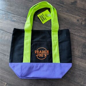 NWT Trader Joe's Trick or Treat Canvas Tote Bag!